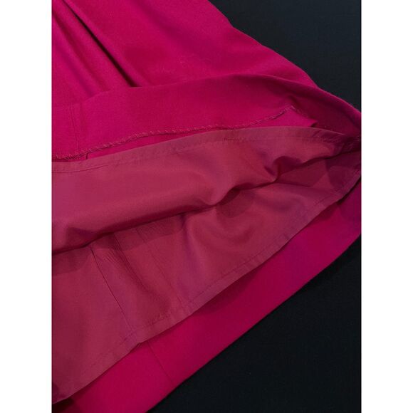 ~ J.Crew 8 sleeveless wool blend pink shift / sheath dress, knee length pleated - Picture 8 of 12
